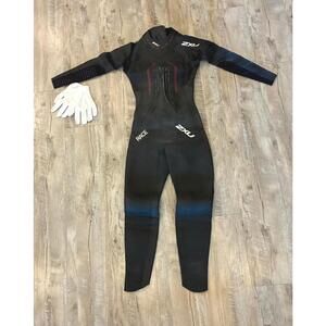 Brand New Women's Black 2XU Race Wetsuit Size ST Small-Tall
